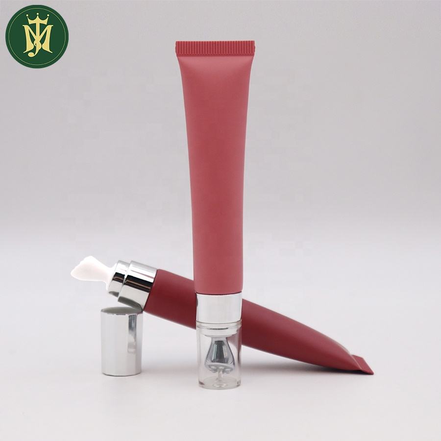 Тюбик для крема для глаз, мягкий тюбик для блеска для губ, диаметр 19 мм, керамический аппликатор из цинкового сплава, емкость 10–30 мл, винтовая крышка