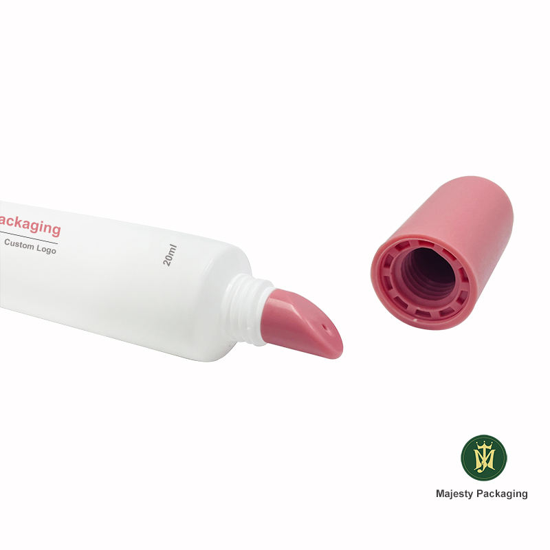 Уникальный мягкий пластиковый тюбик для губной помады с уникальной крышкой емкостью 10 мл, 15 мл, 30 мл для упаковки бальзама для губ, блеска для губ