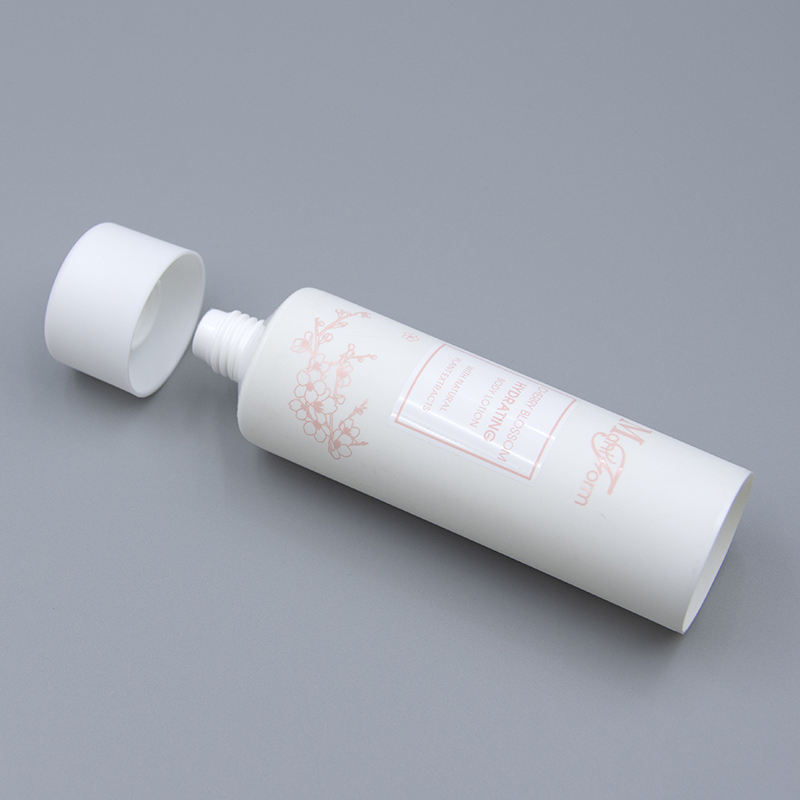 Экологичные матовые мягкие полиэтиленовые косметические тюбики для упаковки крема для рук для ухода за кожей, маски для мытья лица с пространством для трафаретной печати