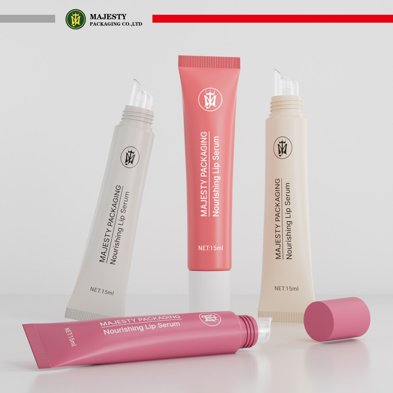 На заказ 10 мл 15 мл 20 мл пластиковая упаковка в тюбике Силиконовый блеск для губ Бальзам для губ Мягкий крем-гель для губ Скраб для губ тюбик