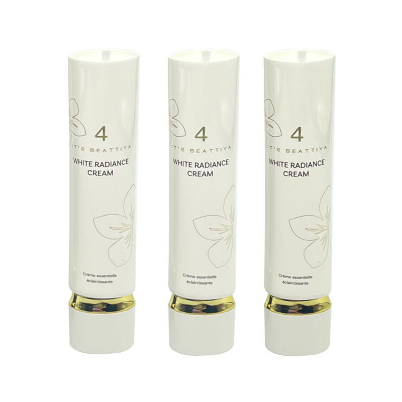 Пустой тюбик овальной формы 15–35 мл, пластиковая упаковка для основного крема для лица, солнцезащитного крема, макияжа, жидкая позолоченная винтовая крышка