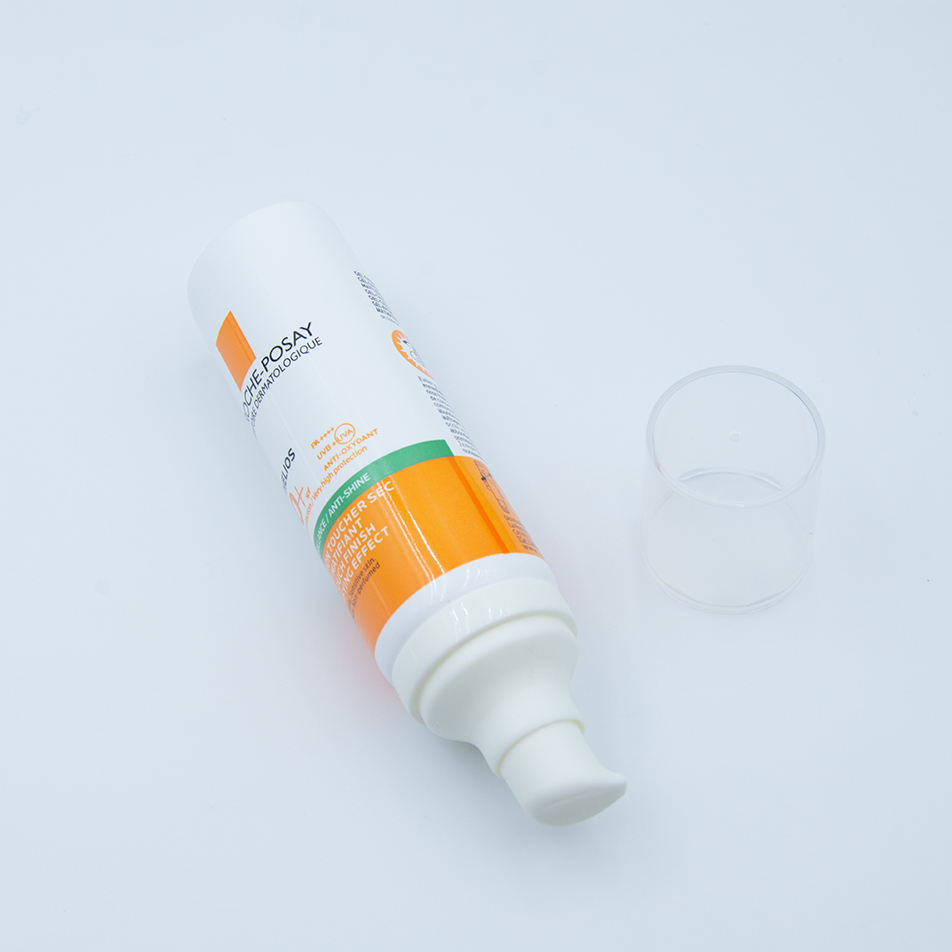 Изготовленная на заказ пустая пластиковая безвоздушная трубка с насосом для солнцезащитного крема, BB-крем, основа для макияжа, солнцезащитный крем для лица, крем для глаз, маски