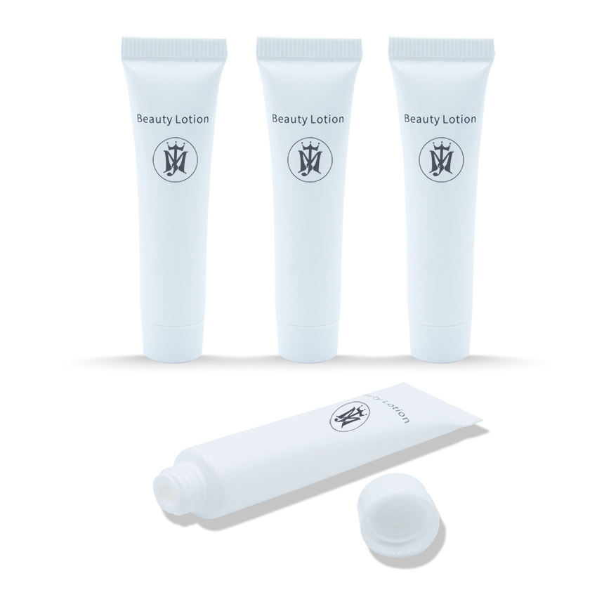 Индивидуальная полиэтиленовая косметическая упаковочная трубка для туши для губной помады и геля для крема для глаз, мягкая плоская мини-тюбик для макияжа