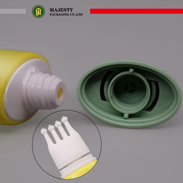 Шариковый ролик из нержавеющей стали, массажная пластиковая упаковка для тюбиков, уход за кожей головы, тюбик для ухода за волосами, пустая упаковка для тюбиков, косметика для ухода за кожей
