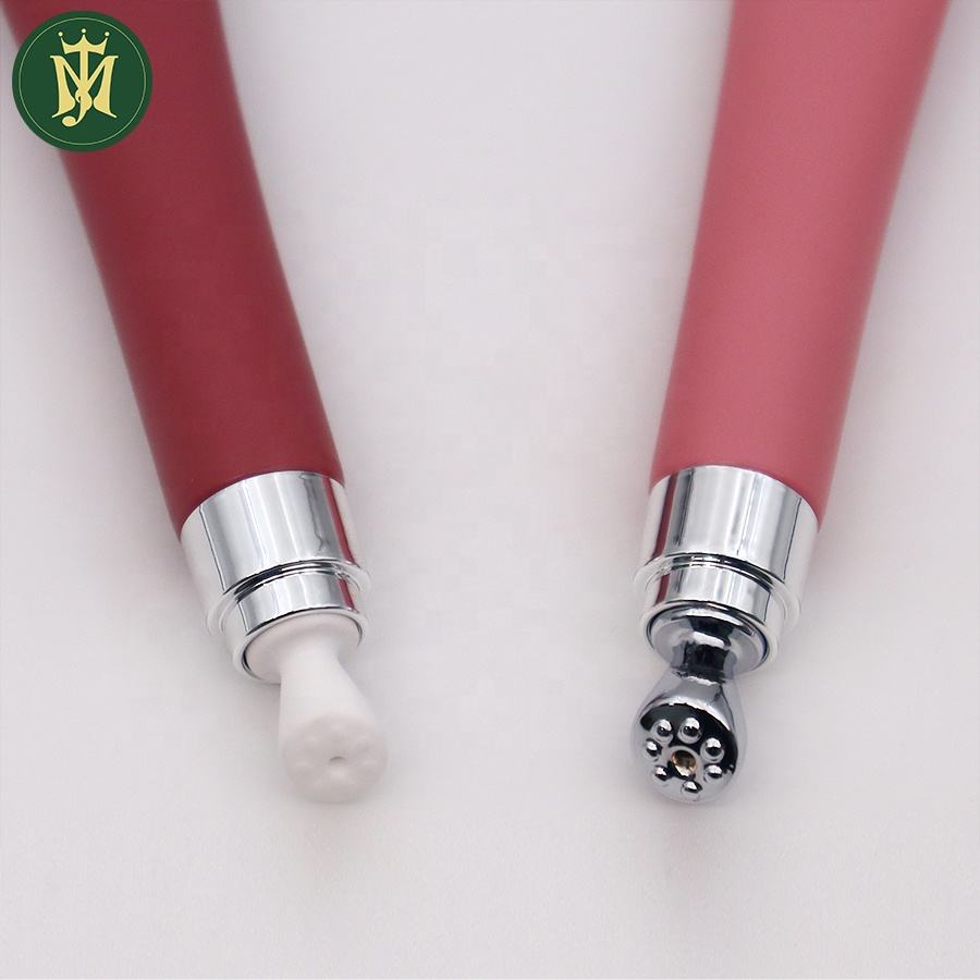 Custom10ml 15ml 20ml Cometic Squeeze Крем для глаз Тюбик с керамической головкой из цинкового сплава Упаковка шланга