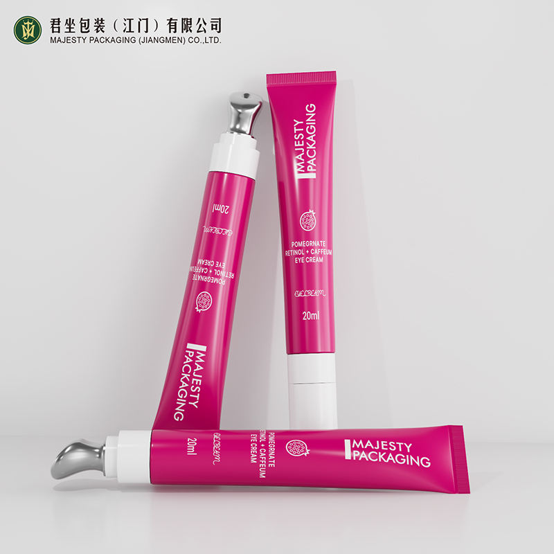 Изготовленные на заказ пустые мягкие тюбики для губной помады, туши и ухода за кожей с аппликатором из цинкового сплава и массажной сыворотки для глаз для ухода за губами