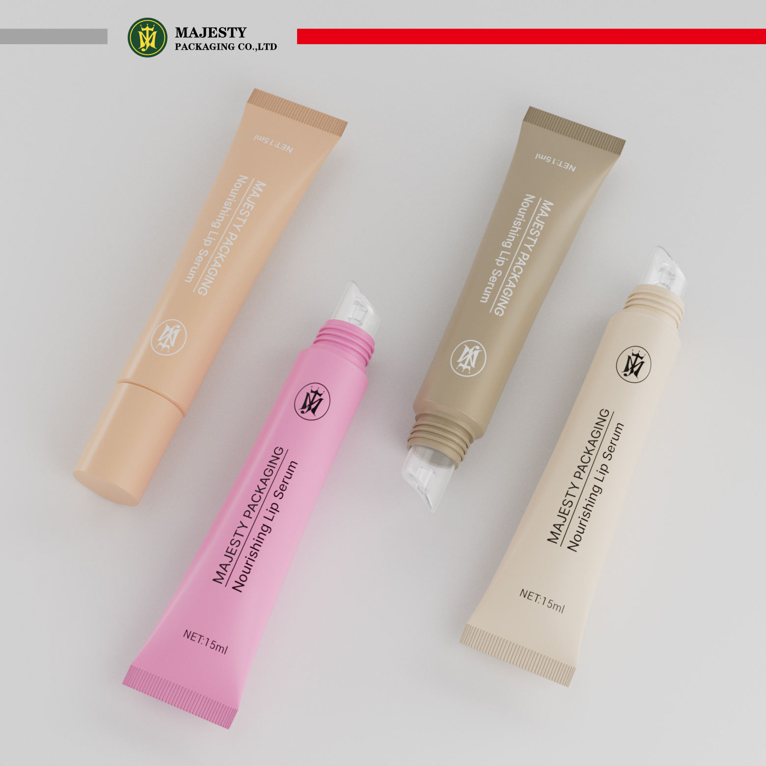 На заказ 10 мл 15 мл 20 мл пластиковая упаковка в тюбике Силиконовый блеск для губ Бальзам для губ Мягкий крем-гель для губ Скраб для губ тюбик