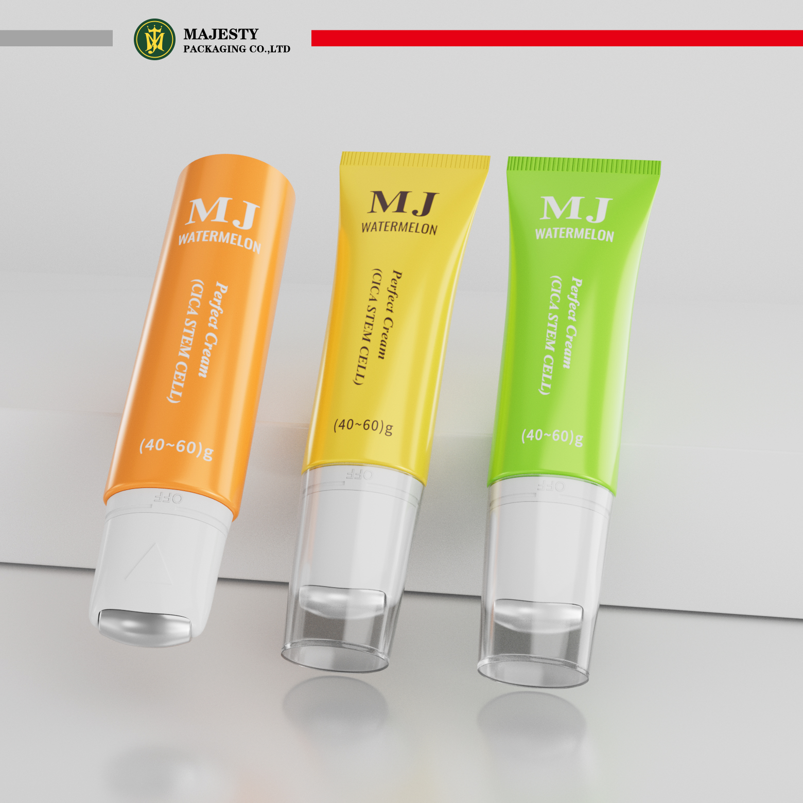 Индивидуальный тюбик диаметром 40 мм, 40 ~ 150 мл, пустой тюбик для тональной основы, бальзам для губ или блеск для губ, тюбик для косметики, прямая цена с завода