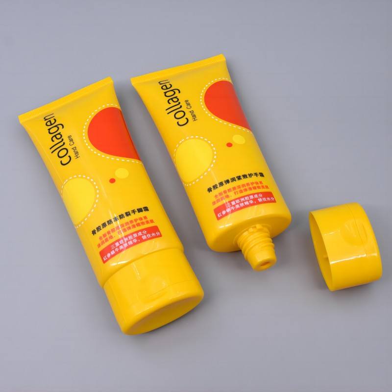 Мягкий пластиковый косметический тюбик овальной формы для ухода за кожей, новая серия, откидная крышка, крем для рук, лосьон и шампунь, размеры 50 мл, 100 мл