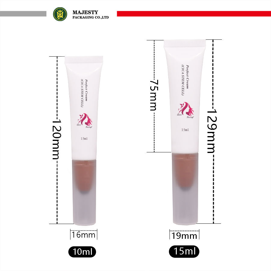Тюбик-аппликатор с одним роликом и переключателем 5 мл/10 мл/15 мл Настраиваемая губная помада Блеск для губ Тюбик для бальзама для губ Пластиковая косметическая упаковка