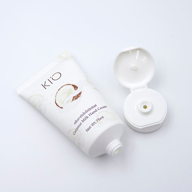 OEM мягкий пластиковый косметический тюбик с винтовой верхней крышкой, крем для рук, крем для умывания, крем для глаз, трафаретная печать, обработка поверхности