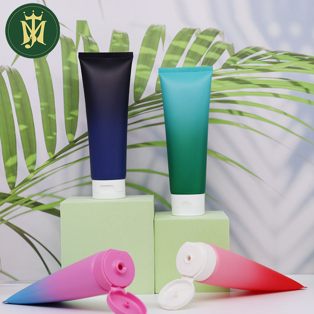 Изготовленные на заказ пустые пластиковые тубы 80–120 мл для косметического крема для рук и упаковки для очищения лица