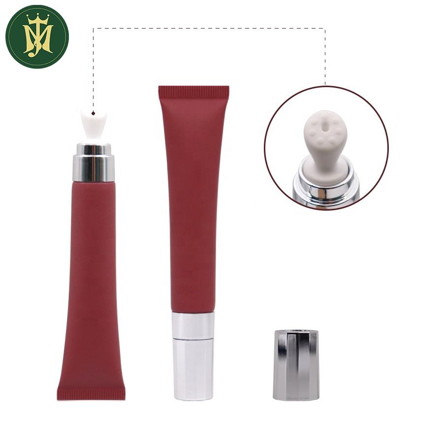 Custom10ml 15ml 20ml Cometic Squeeze Крем для глаз Тюбик с керамической головкой из цинкового сплава Упаковка шланга