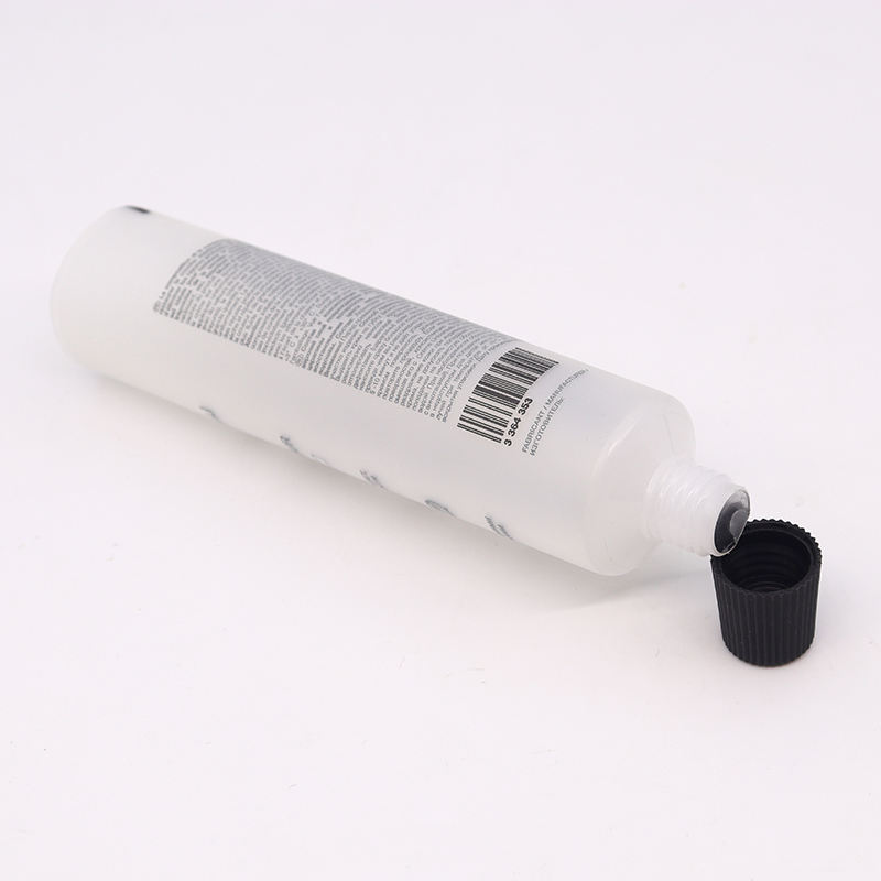 OEM прозрачные пластиковые пустые тюбики для ухода за лицом, крем для рук, зубная паста, солнцезащитный крем, шампунь, упаковка с завинчивающейся крышкой